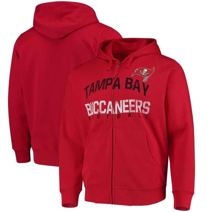 Men's Tampa Bay Buccaneers G III Sports by Carl Banks Post Season Full Zip Hooded Sweatshirt Red,We sell and wholesale Men's Tampa Bay Buccaneers G III Sports by Carl Banks Post Season Full Zip Hooded Sweatshirt Red on line form chian!